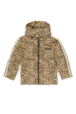 Gefütterte Jacke mit abnehmbarer Kapuze
