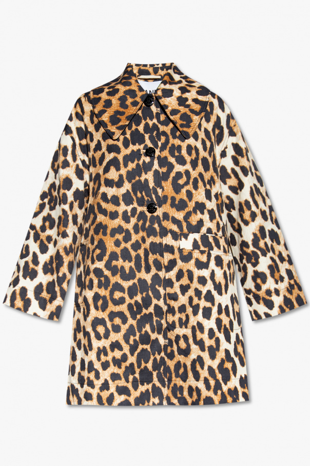 Ganni Leopard print jacket