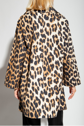 Ganni Leopard print jacket
