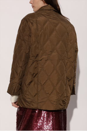 Ganni Quilted oversize jacket