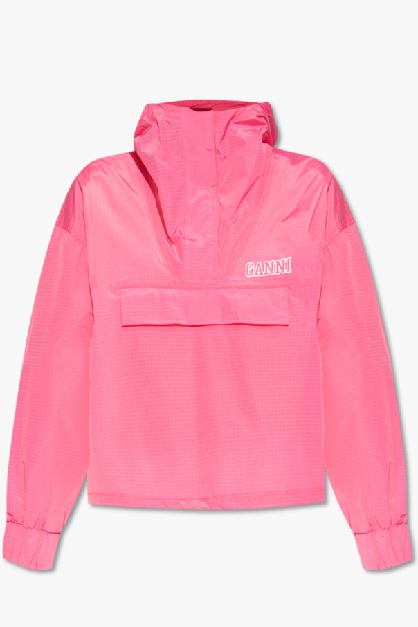 Ganni oversize sweatshirt isabel marant etoile sweater neon pink