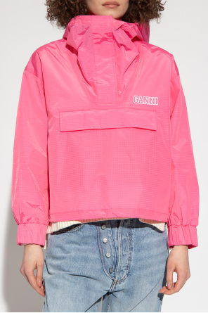 Ganni oversize sweatshirt isabel marant etoile sweater neon pink