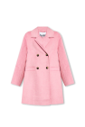 Ganni Double-breasted oversize coat