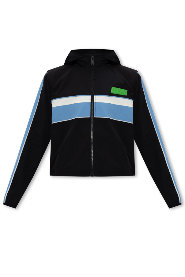 Sports jacket with logo od Ganni
