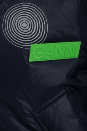 Ganni Craft Långärmad T-shirt Med Rund Hals Active Intensity
