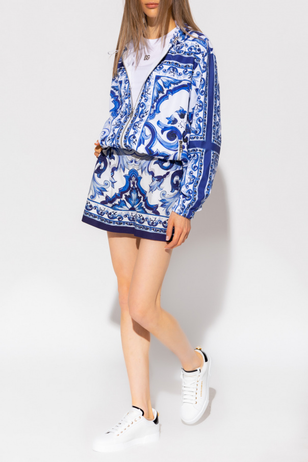 Dolce & Gabbana Patterned hooded jacket