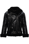 Dolce & Gabbana Shearling jacket with cracked effect