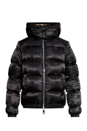 Down jacket with logo