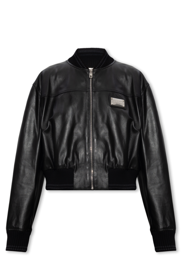Leather bomber jacket od Durable Dolce & gabbana 731772 iPhone 7 8 Plus