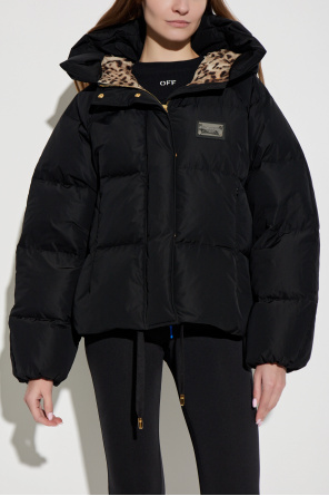 Dolce & Gabbana Gefütterte Jacke mit Kapuze