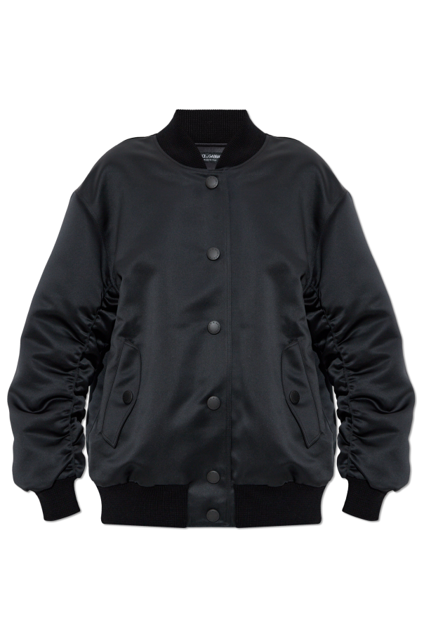 Satin "bomber" jacket od Dolce & Gabbana