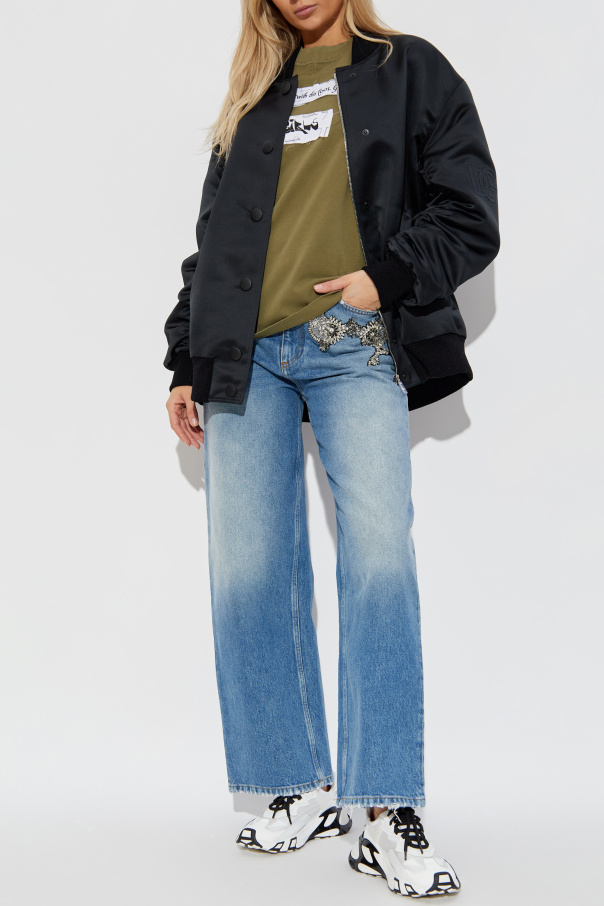 Dolce & Gabbana Satin "bomber" jacket