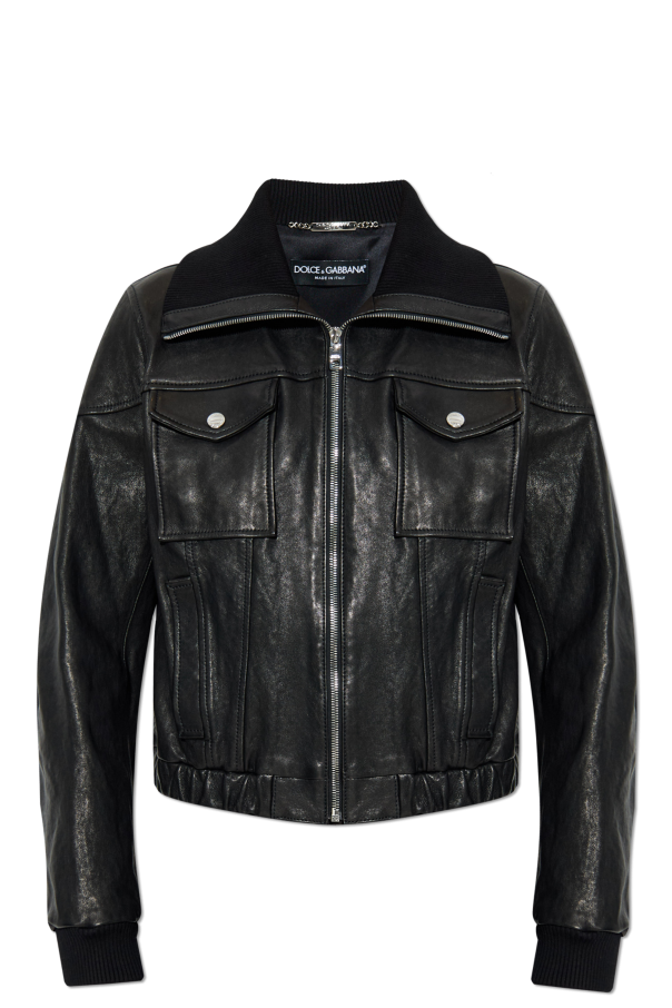 Leather jacket, zdjęcie 1 Leather jacket od Dolce & Gabbana