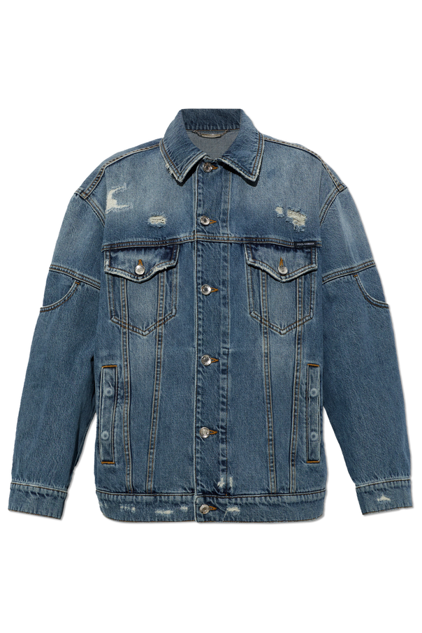 Denim jacket with ‘vintage’ effect od Dolce & Gabbana
