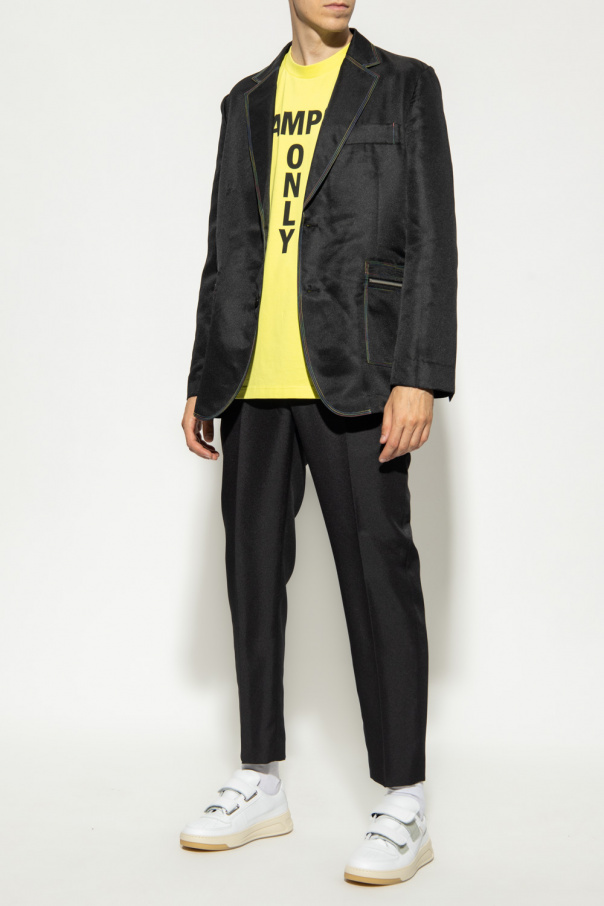 Acne Studios structured leather jacket