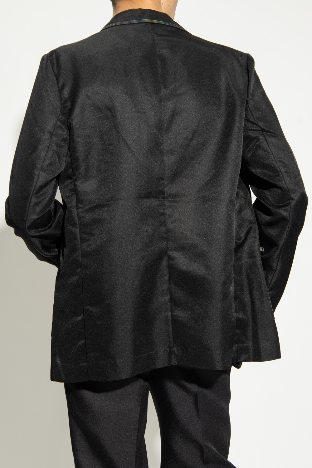 Acne Studios Kids embroidered zip-up bomber jacket Donna Black
