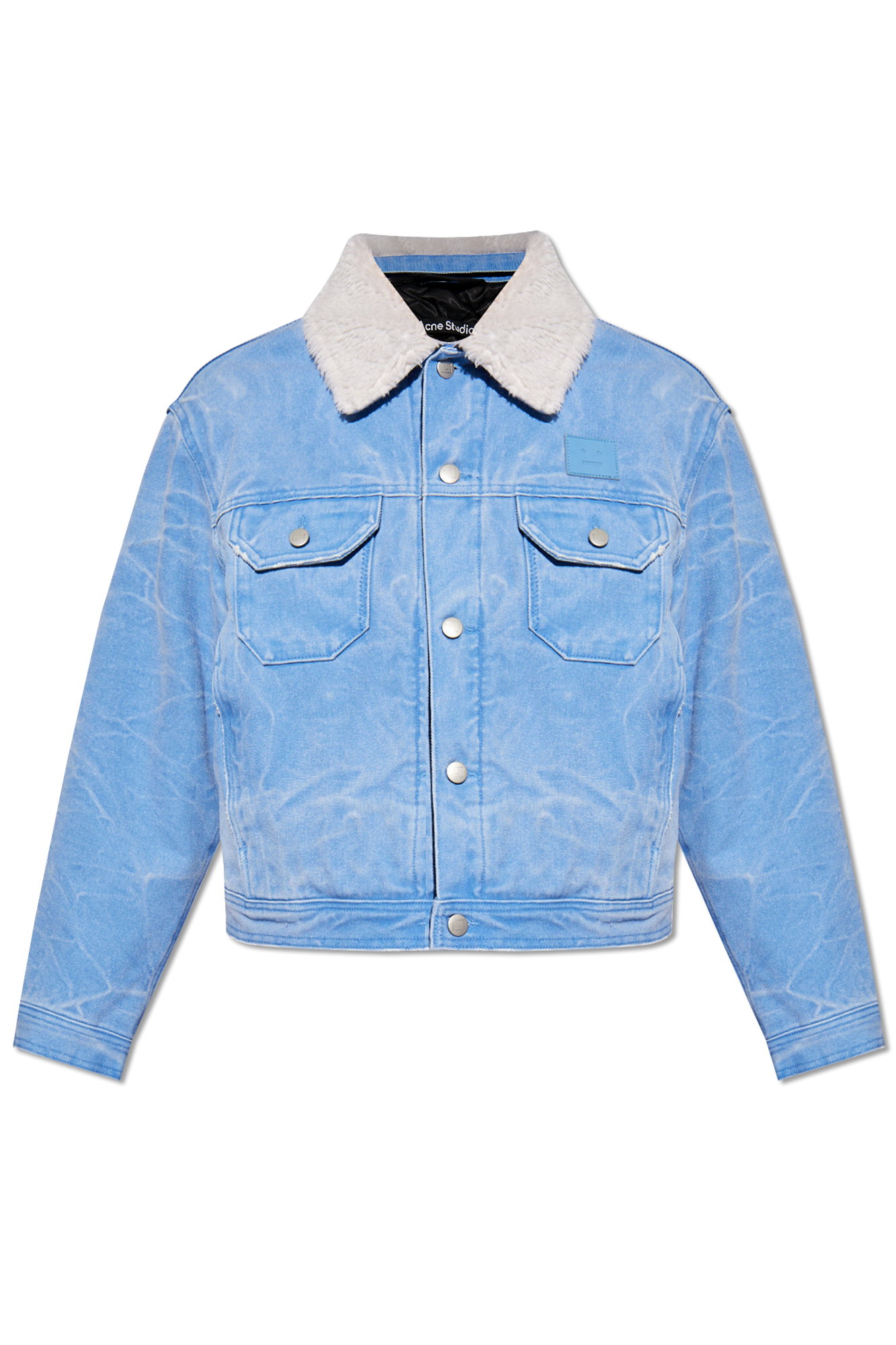 Acne Studios Denim jacket with detachable collar