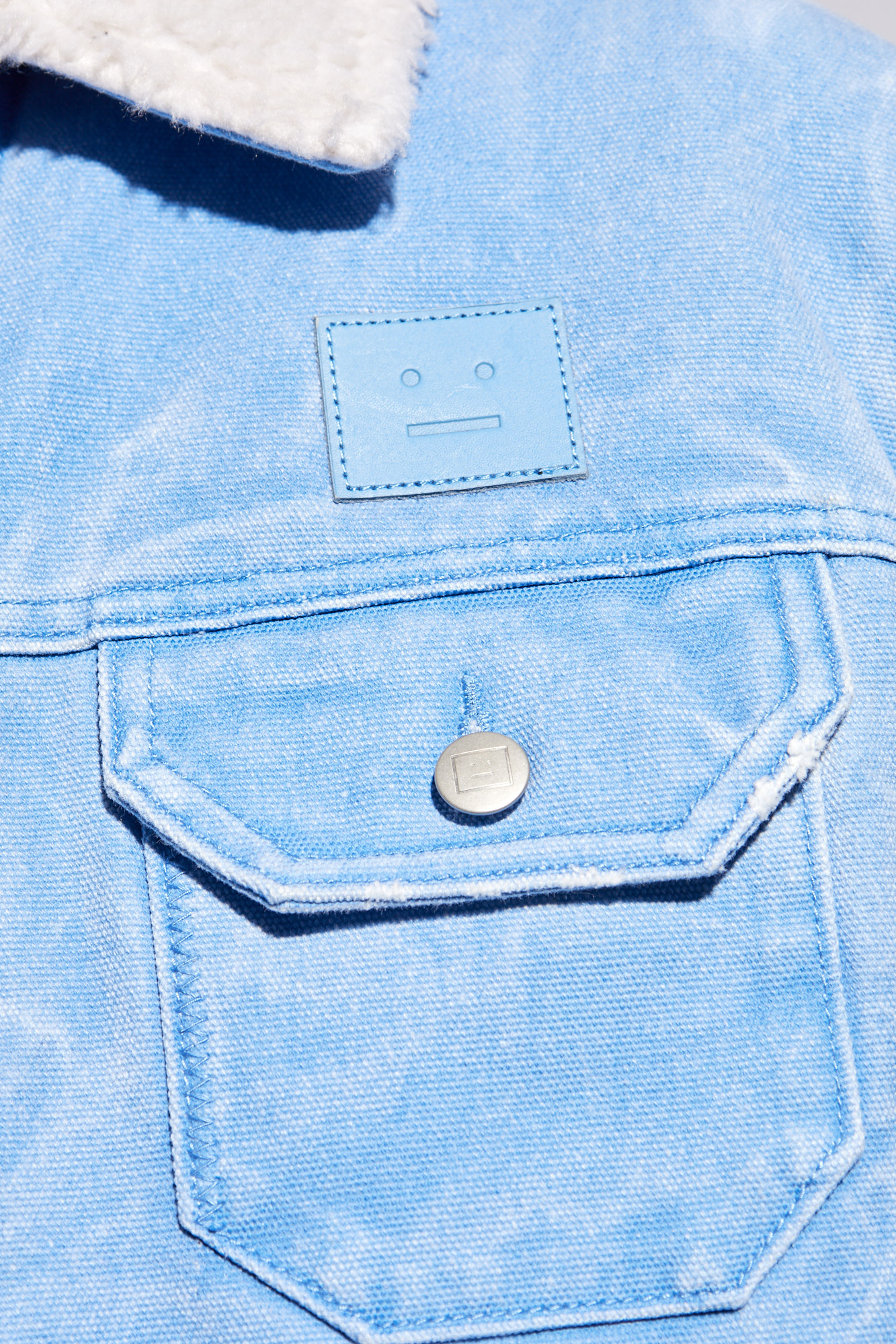 Acne Studios Denim jacket with detachable collar