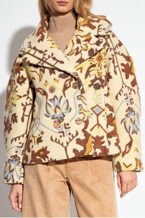 Ulla Johnson ‘Dorothea’ jacket with floral motif