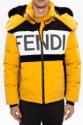 Fendi Fendi logo-plaque belted coat