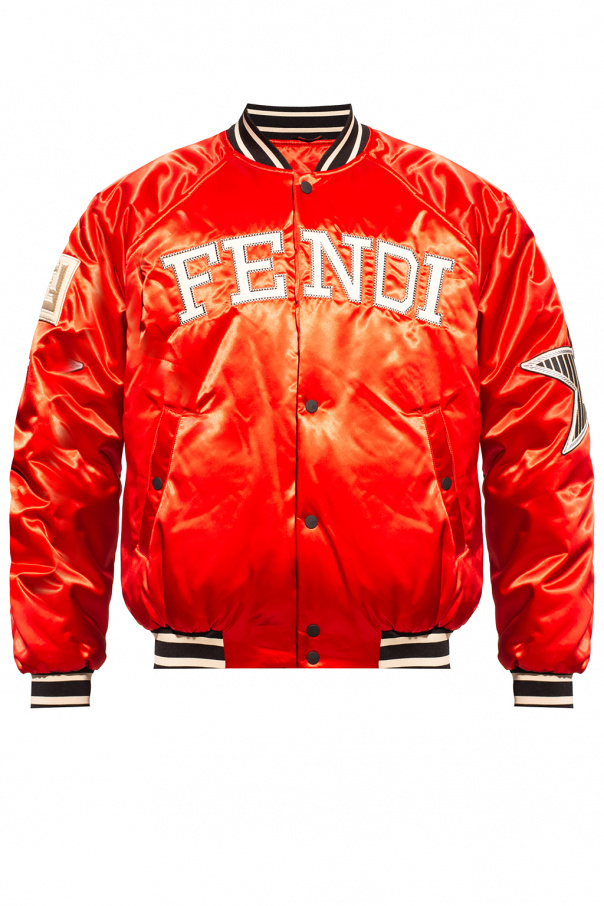 fendi make Bomber jacket with logo