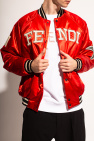 fendi make Bomber jacket with logo