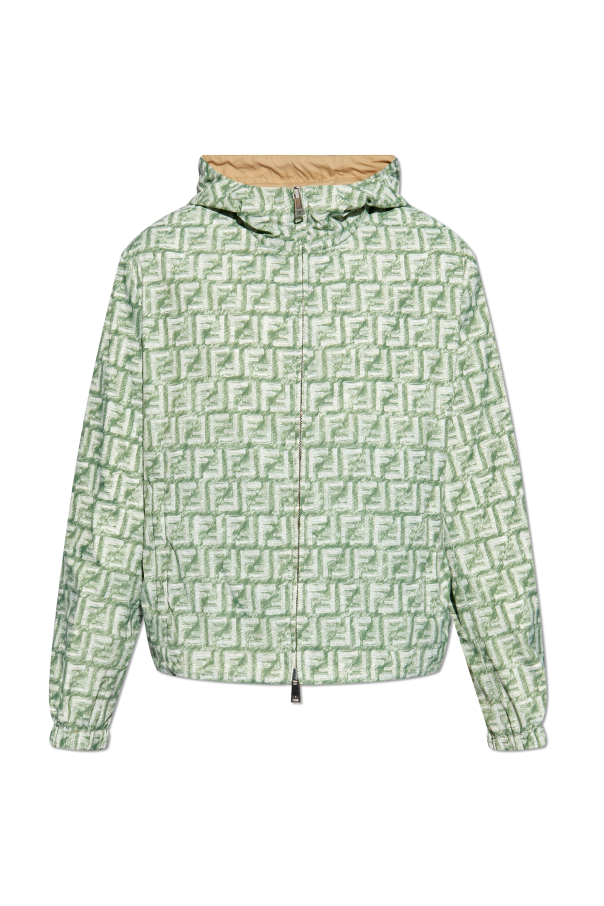 Reversible jacket pun-print od Fendi