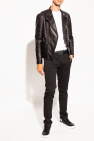 Philipp Plein Leather gun jacket