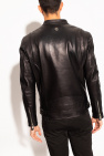 Philipp Plein Leather gun jacket