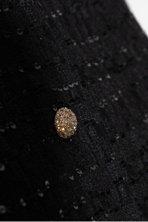 Alessandra Rich Jacke mit schimmernden Applikationen