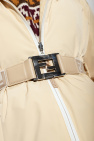 Fendi FENDI Zucchino Canvas Leather Mamma Baguette Shoulder Bag 8BR000