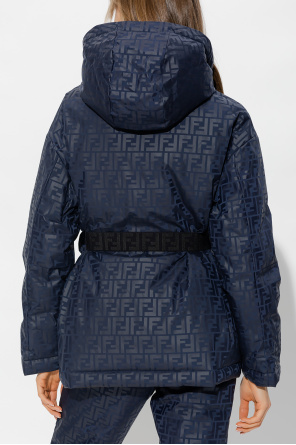 Fendi Fendi FF-motif reversible zip hoodie