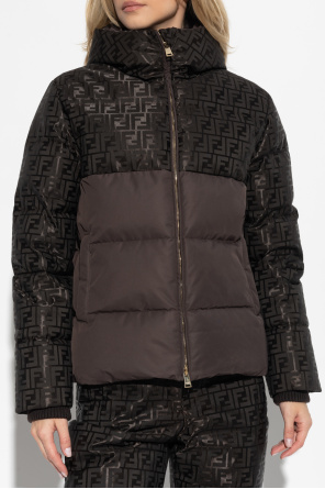 Fendi Daunenjacke mit Kapuze