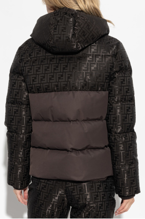 Fendi Daunenjacke mit Kapuze