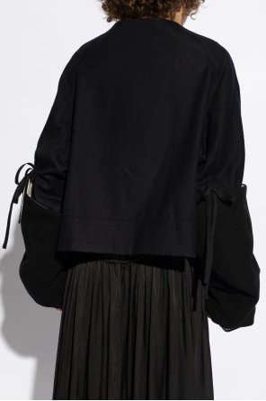 Yohji Yamamoto Short jacket with detachable cuffs