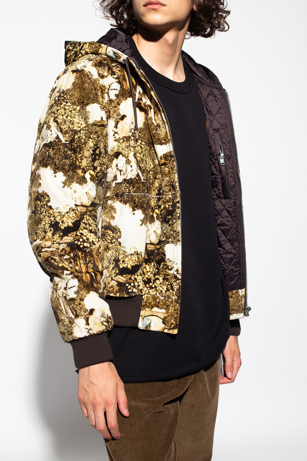 Kenzo Patterned hooded jacket