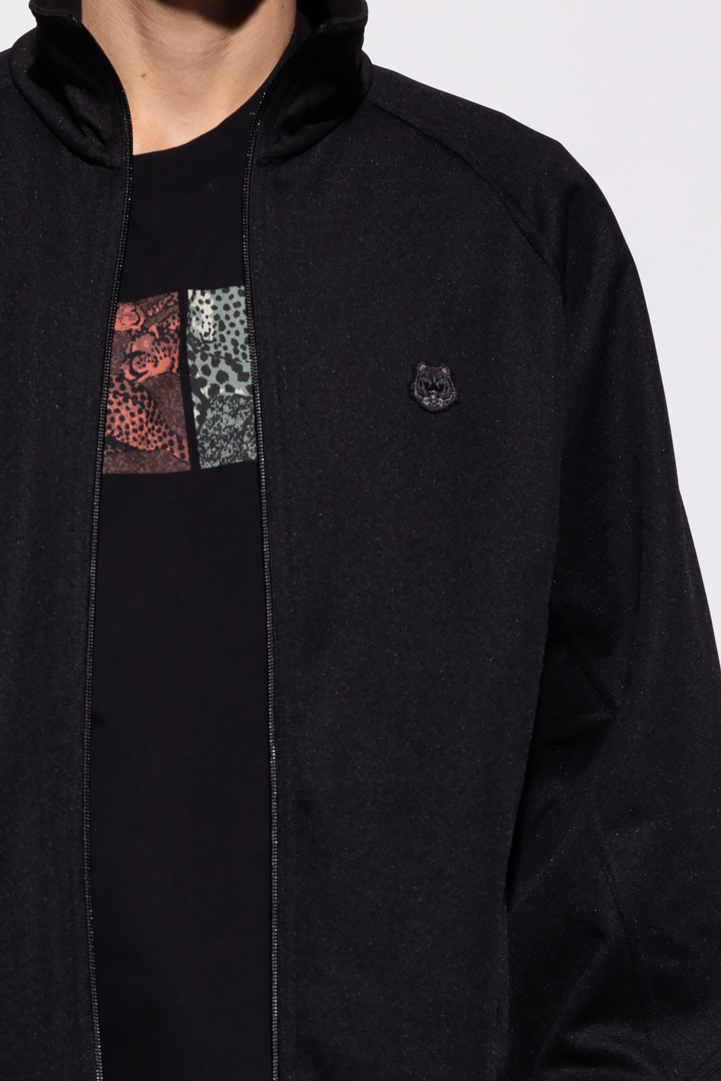 Kenzo letter-graphic bomber jacket