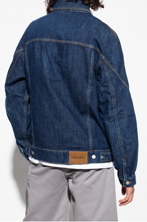 Kenzo Denim Jet jacket with logo