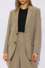 Ami Alexandre Mattiussi beige Blazer with notch lapels