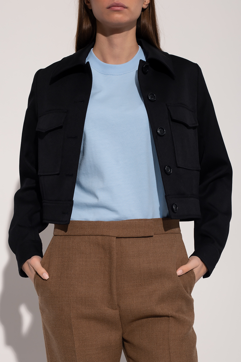 T-shirt 100 % coton à motif bateau de style graphique Wool jacket