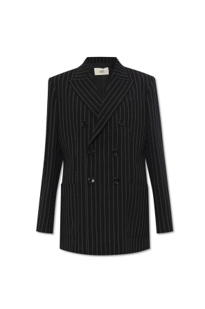 Double-breasted blazer with stripes od Ami Alexandre Mattiussi