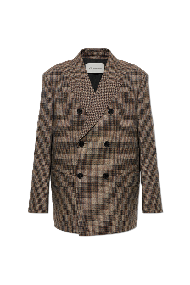 Wool blazer with double vent od Ami Alexandre Mattiussi
