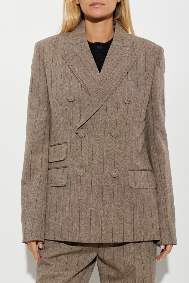 Ami Alexandre Mattiussi Wool blazer with double vent