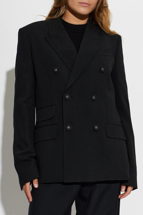 Ami Alexandre Mattiussi Blazer de lã com lapelas abertas