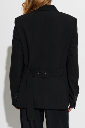 Ami Alexandre Mattiussi Blazer de lã com lapelas abertas