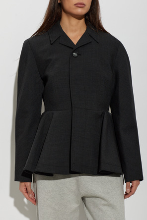 Ami Alexandre Mattiussi Wool jacket with open lapels