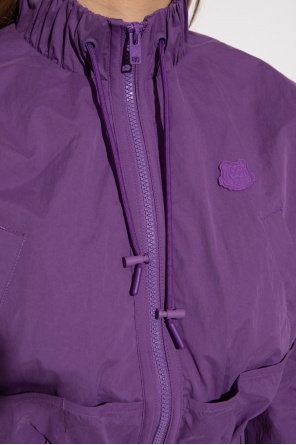 Kenzo Cropped through jacket with logo