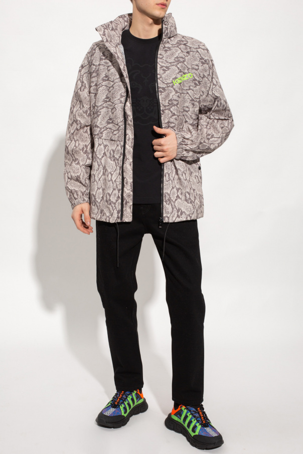 Kenzo logo-embellished jacket with animal motif