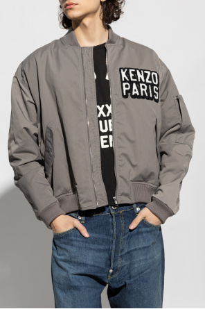Kenzo Bomber sheer jacket