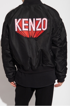 Kenzo ETRO multi-pocket sportswear leather jacket